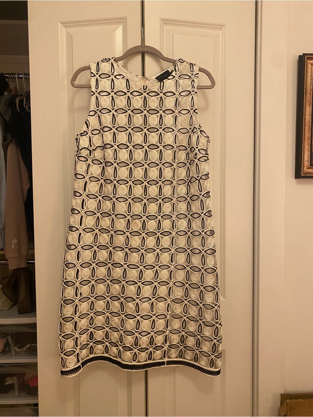 Just… Taylor Vintage Embroidered Shift Dress Size 12